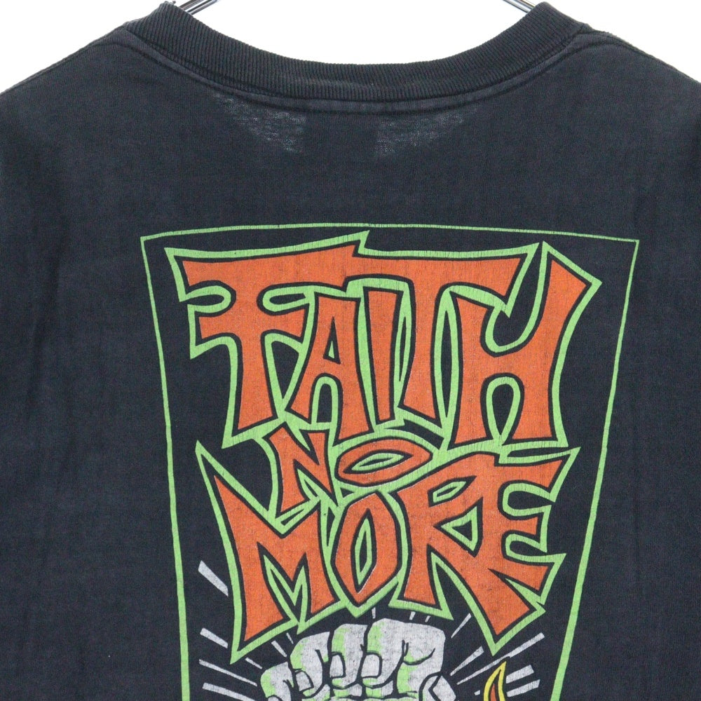 VINTAGE(ヴィンテージ) 90S VINTAGE FAITH NO MORE AIR BOURNE TEE ヴィンテージ フェイスノーモア エアバーン 両面プリントTシャツ 半袖クルーネックカットソー ブラック