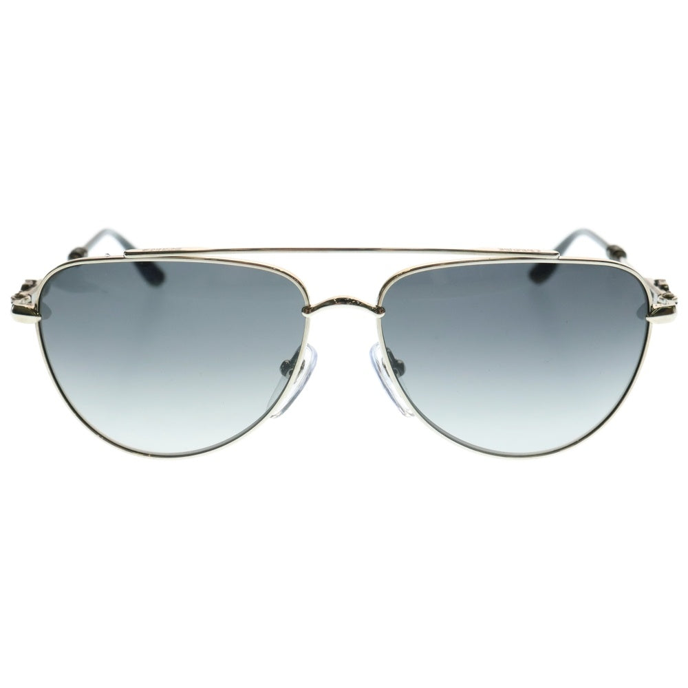 CHROME HEARTS(クロムハーツ) SLAM スラム オーバルフレーム ダブルブリッジ サングラス シルバー