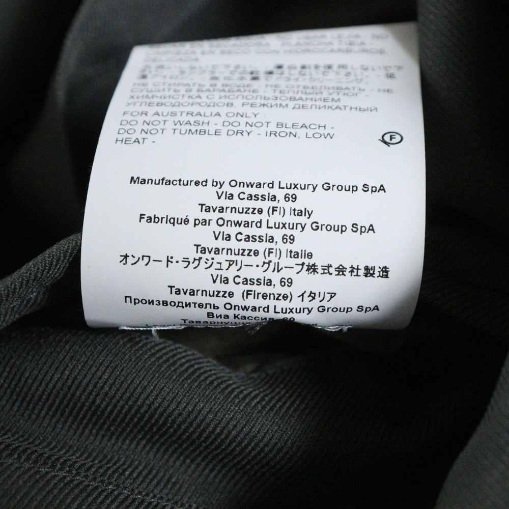 OAMC(オーエーエムシー) CHEMICAL JACKET ケミカル 3B ダブルフラップポケット テーラードジャケット グリーン OAMR154984
