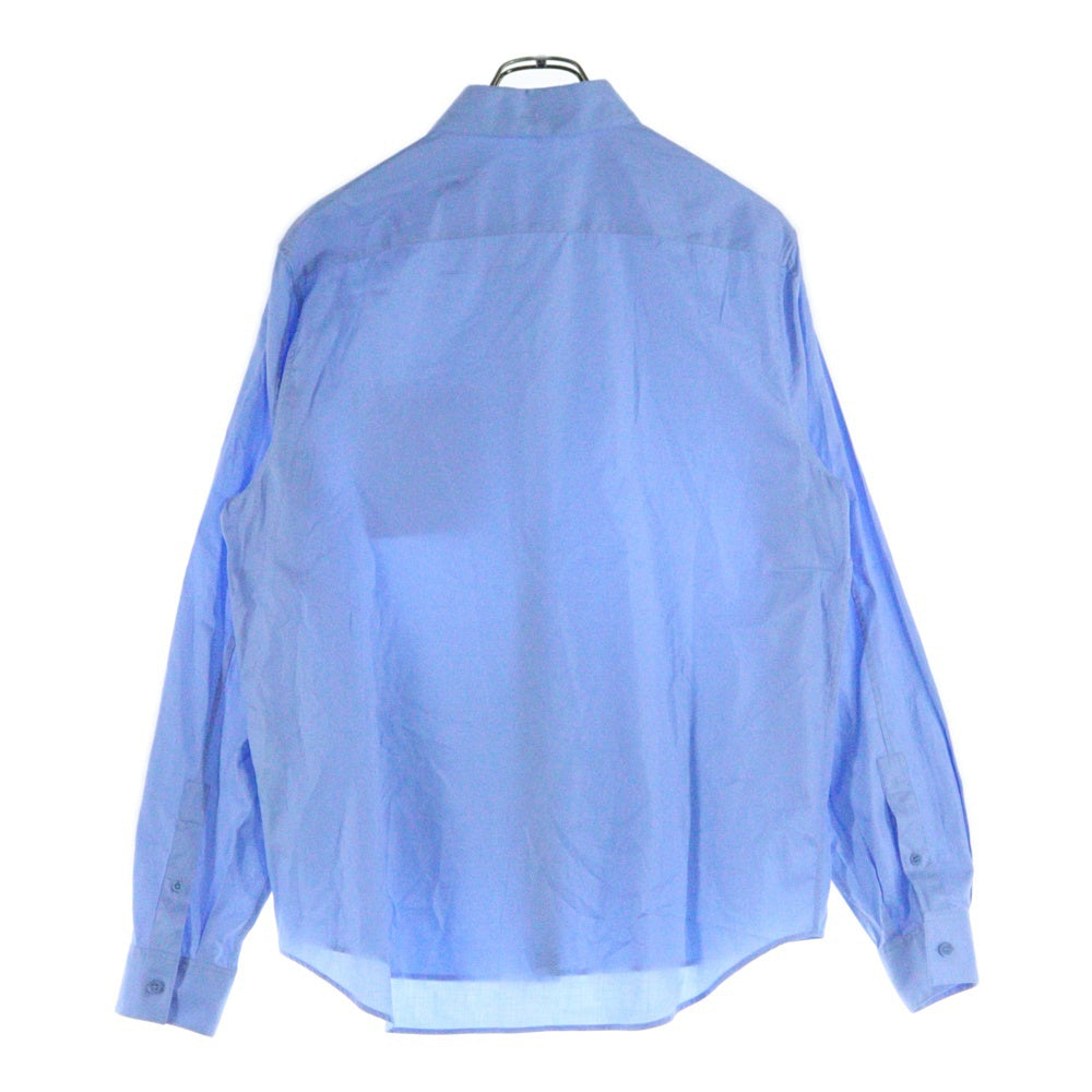 LOEWE(ロエベ) ANAGRAM POCKET SHIRT アナグラム エンブロイダリー ポケット レギュラーカラー 長袖シャツ ブルー H526Y05WB1