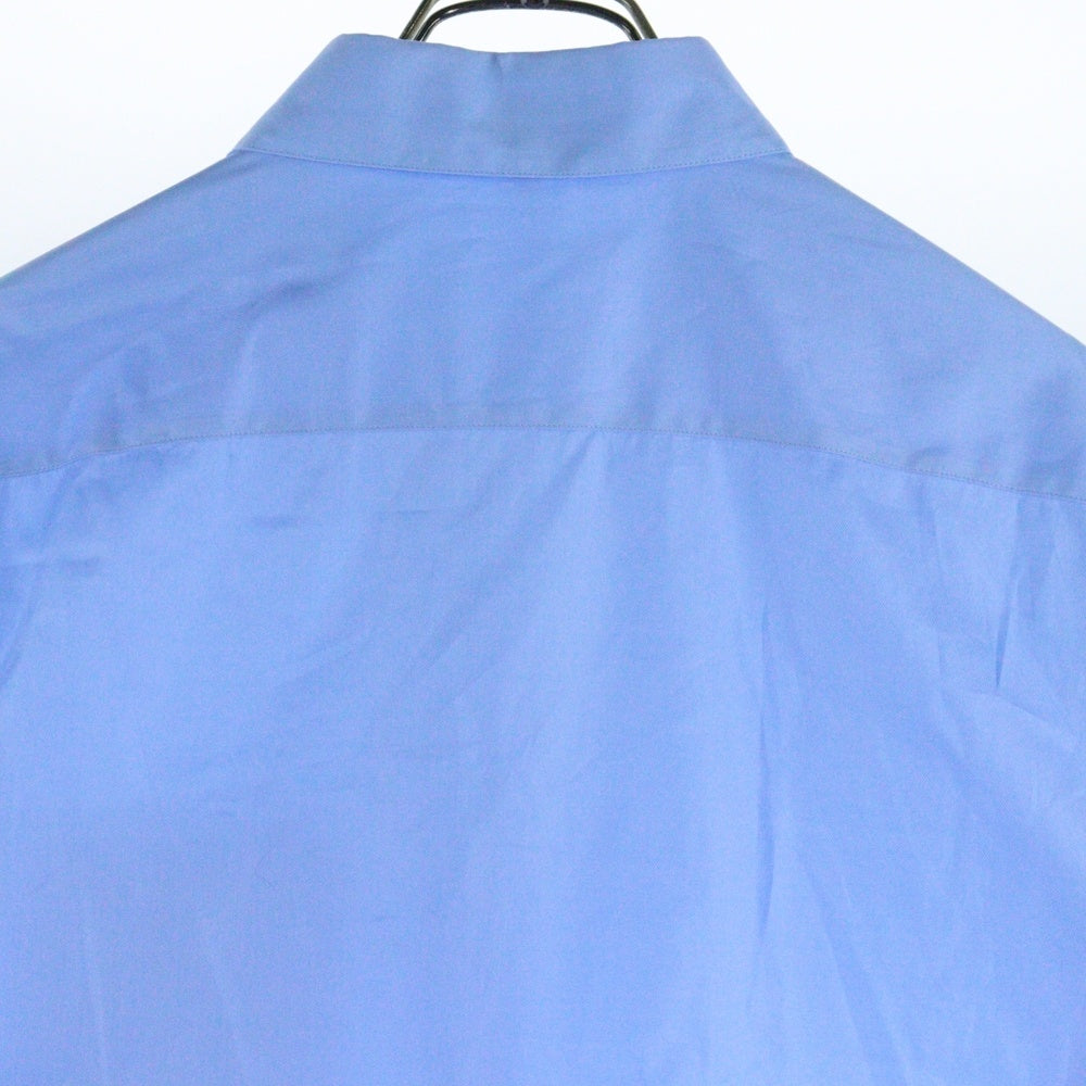 LOEWE(ロエベ) ANAGRAM POCKET SHIRT アナグラム エンブロイダリー ポケット レギュラーカラー 長袖シャツ ブルー H526Y05WB1