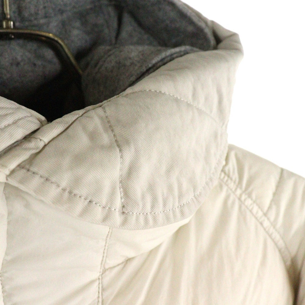 STONE ISLAND(ストーンアイランド) 17AW GARMENT DYED CRINKLE REPS NY DOWN PARKA ガーメント ダイ コーティング ナイロン ダウンジャケット ホワイト 671570223