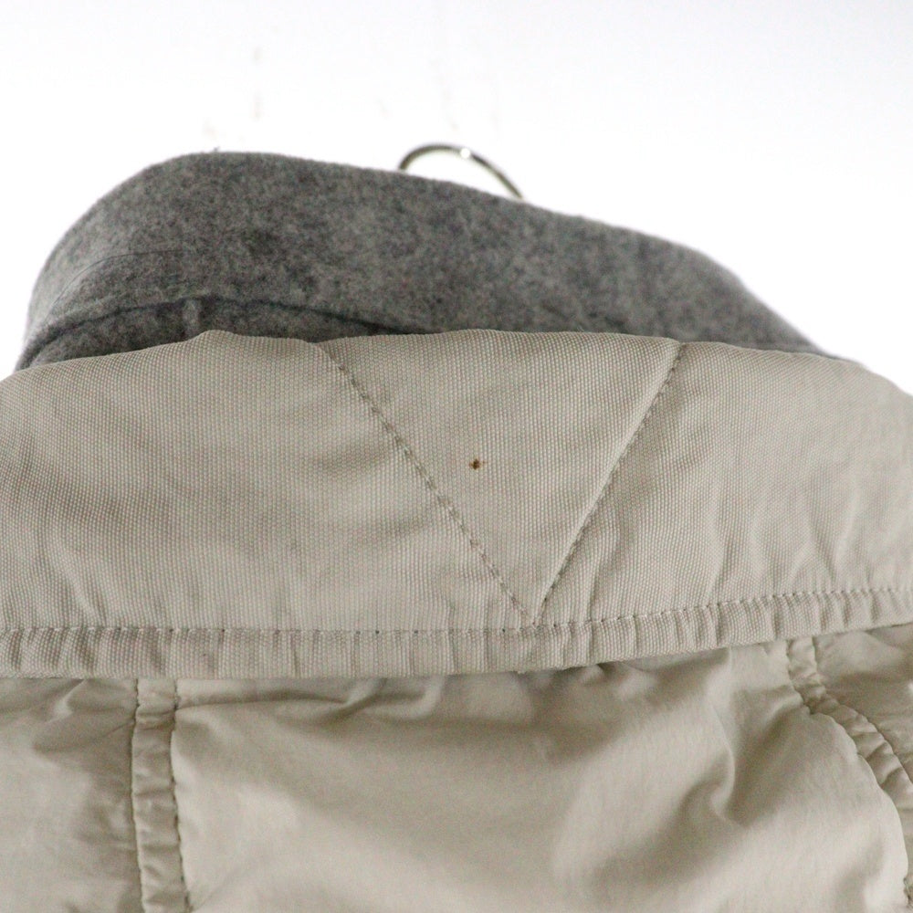 STONE ISLAND(ストーンアイランド) 17AW GARMENT DYED CRINKLE REPS NY DOWN PARKA ガーメント ダイ コーティング ナイロン ダウンジャケット ホワイト 671570223