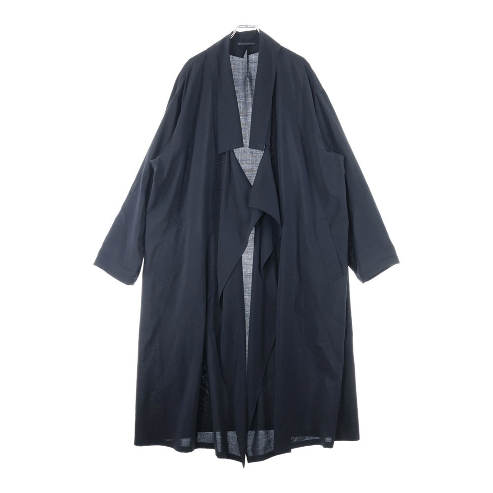 Y's(ワイズ) BORN PRODUCT COTTON TWILL DEFORMED SLEEVE SHIRT コットンツイル 変形スリーブ ロングシャツ ブラック レディース YB-B82-002