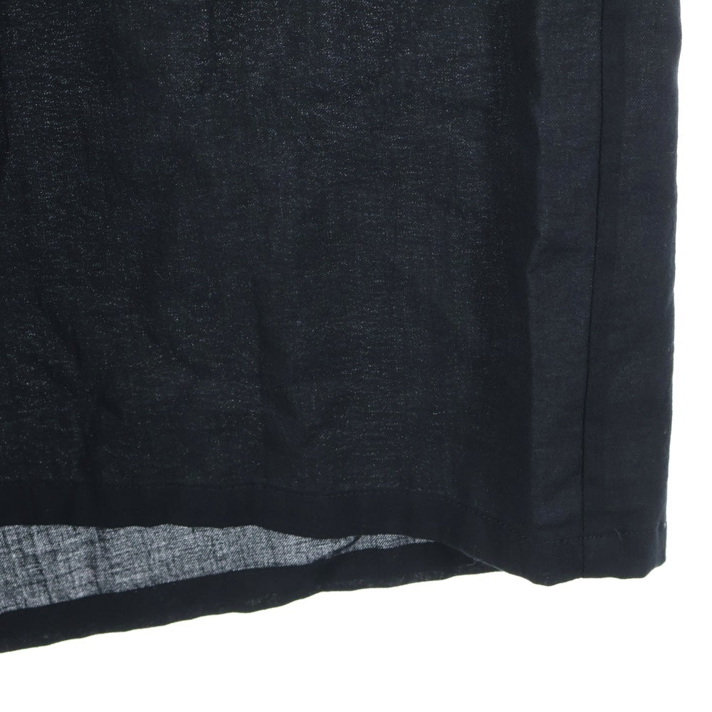 Y's(ワイズ) COTTON BOYLE VIYELLA RIGHT DRAPE PANTS コットン ボイルビエラ ライトドレープ サルエルパンツ ブラック レディース YP-P22-021
