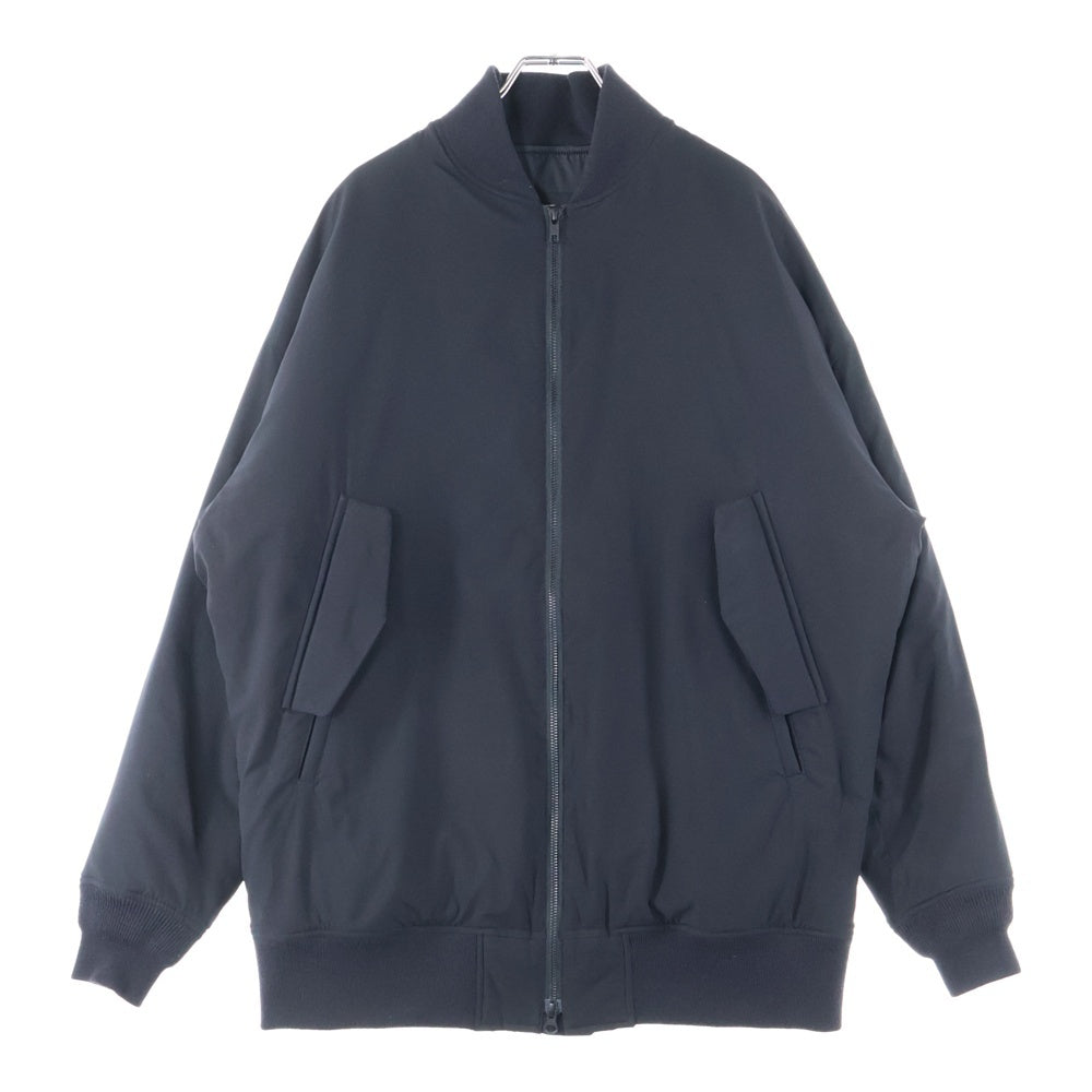 Y's(ワイズ) 24AW PADDED TYPEWRITER POLYESTER BLOUSON パデッド タイプライター ポリエステルブルゾン ジャケット ブラック レディース YJ-Y11-900