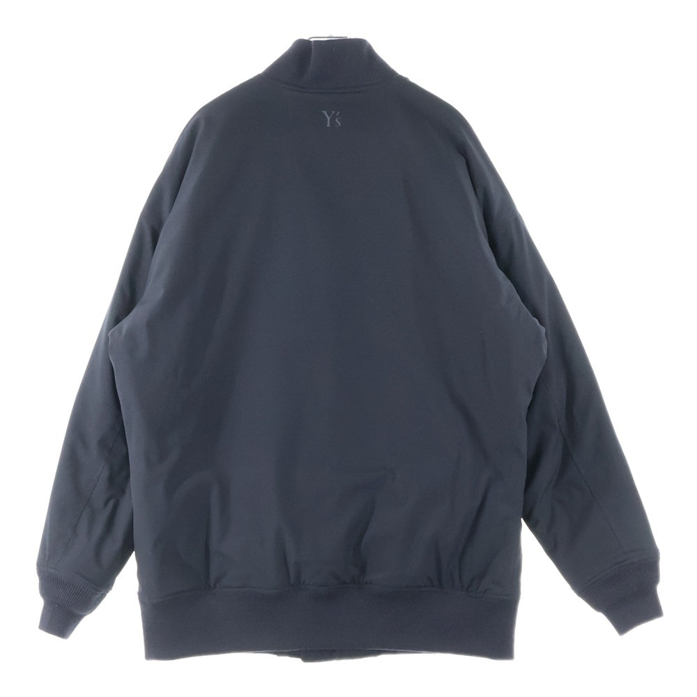 Y's(ワイズ) 24AW PADDED TYPEWRITER POLYESTER BLOUSON パデッド タイプライター ポリエステルブルゾン ジャケット ブラック レディース YJ-Y11-900