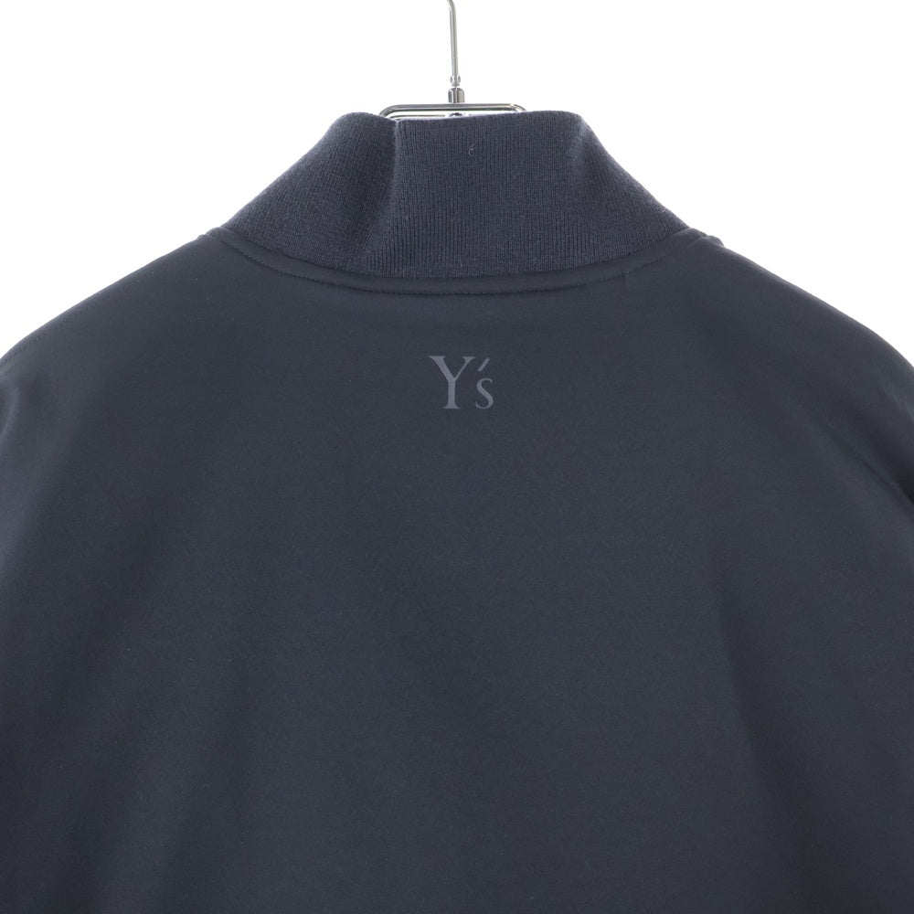 Y's(ワイズ) 24AW PADDED TYPEWRITER POLYESTER BLOUSON パデッド タイプライター ポリエステルブルゾン ジャケット ブラック レディース YJ-Y11-900