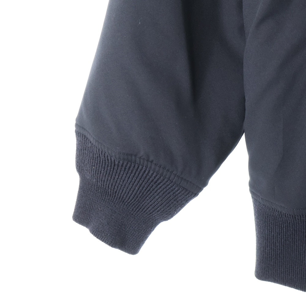 Y's(ワイズ) 24AW PADDED TYPEWRITER POLYESTER BLOUSON パデッド タイプライター ポリエステルブルゾン ジャケット ブラック レディース YJ-Y11-900