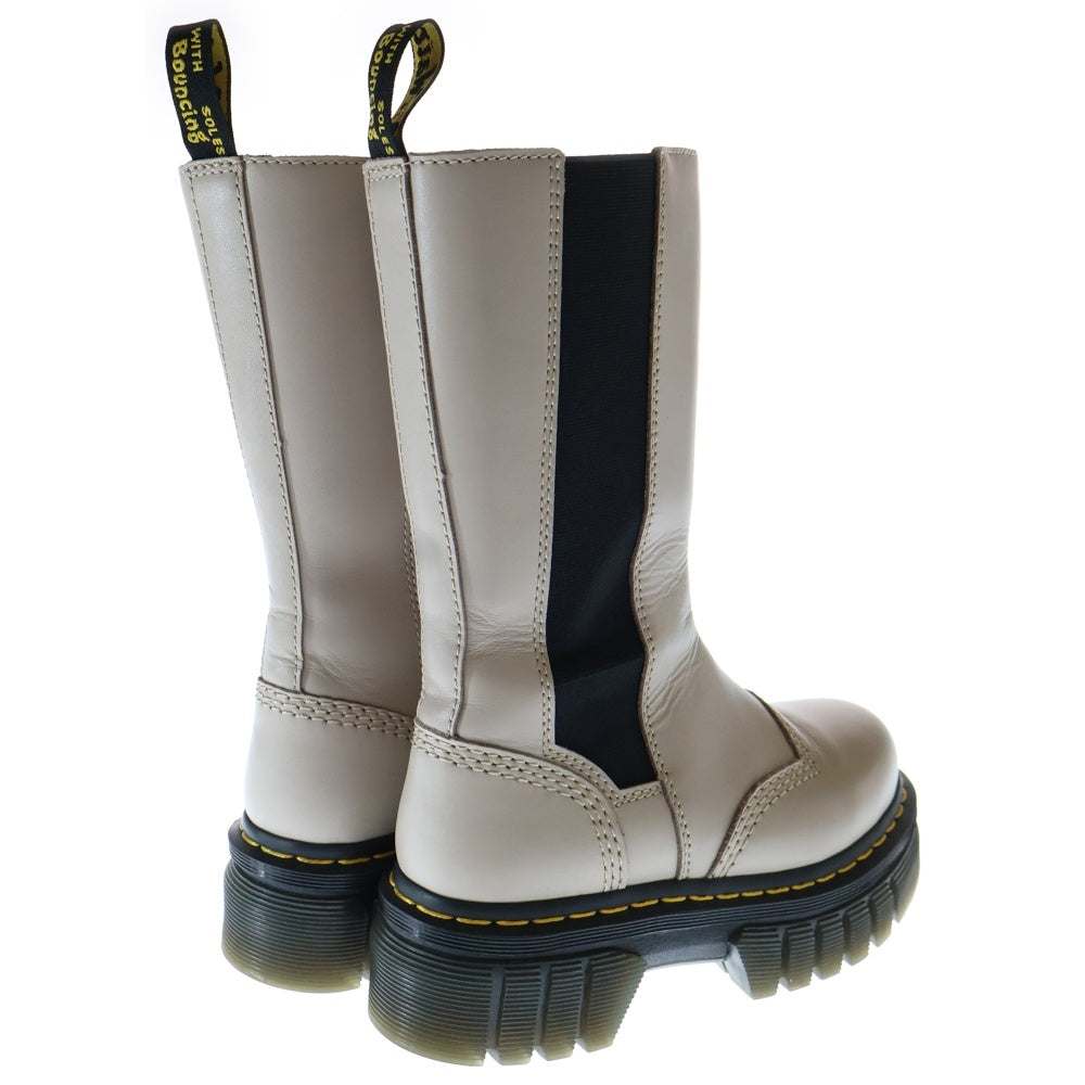 Dr.Martens(ドクターマーチン) AUDRICK オウドリック サイドゴア レザー チェルシー ブーツ ベージュ レディース