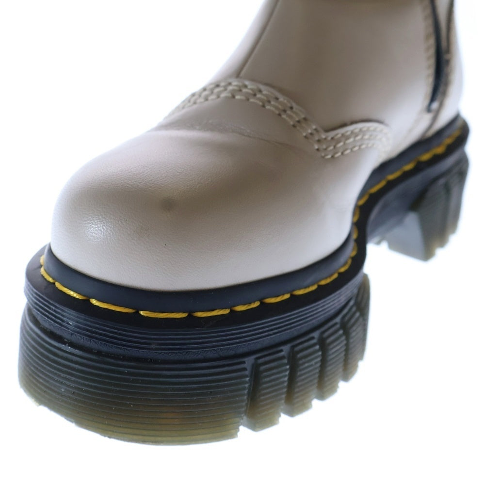 Dr.Martens(ドクターマーチン) AUDRICK オウドリック サイドゴア レザー チェルシー ブーツ ベージュ レディース