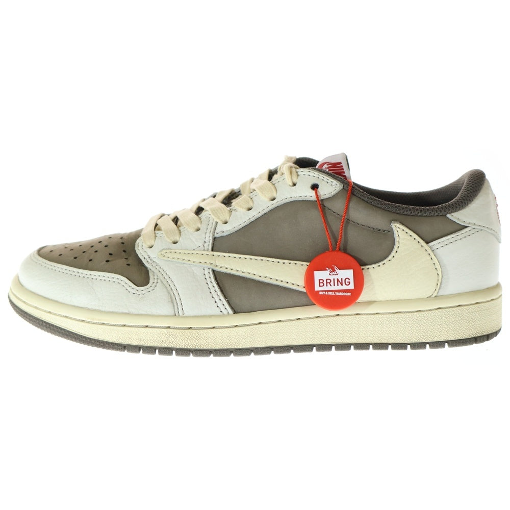 NIKE(ナイキ) ×TRAVIS SCOTT AIR JORDAN 1 Reverse Mocha トラヴィススコット エアジョーダン1 ローカットスニーカー リバースモカ US7.5/25.5cm DM7866-162