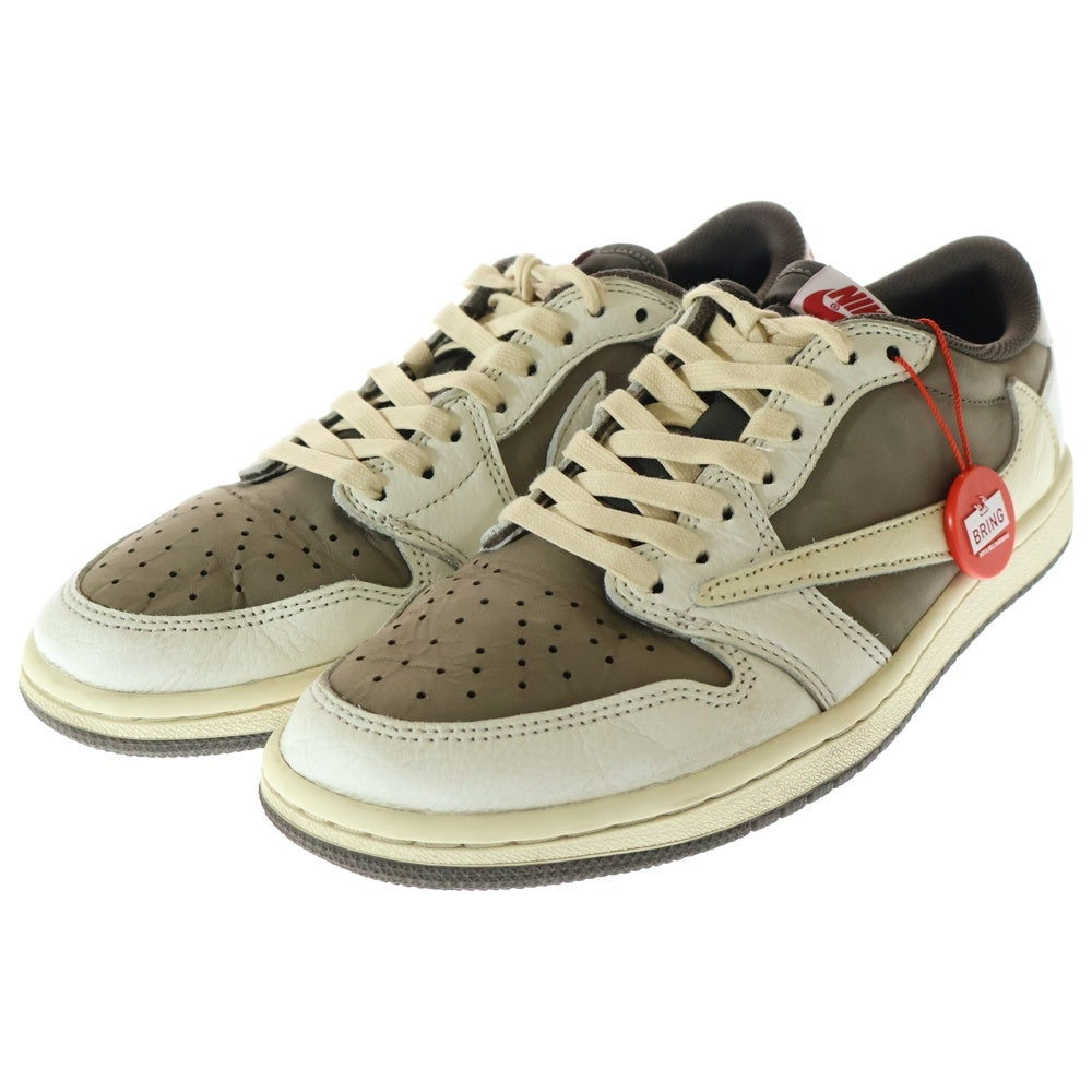 NIKE(ナイキ) ×TRAVIS SCOTT AIR JORDAN 1 Reverse Mocha トラヴィススコット エアジョーダン1 ローカットスニーカー リバースモカ US7.5/25.5cm DM7866-162