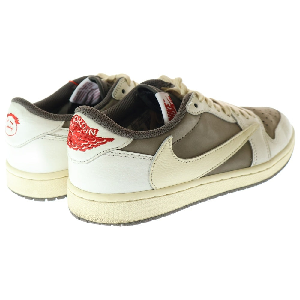 NIKE(ナイキ) ×TRAVIS SCOTT AIR JORDAN 1 Reverse Mocha トラヴィススコット エアジョーダン1 ローカットスニーカー リバースモカ US7.5/25.5cm DM7866-162