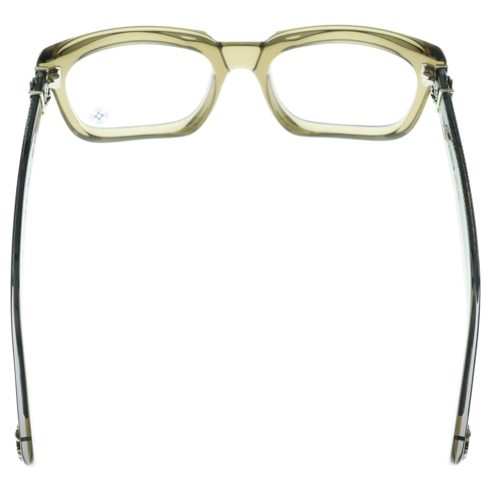 CHROME HEARTS(クロムハーツ) SEE YOU IN TEA シー ユー イン ザ ティー スクエアフレームサングラス メガネ イエロー
