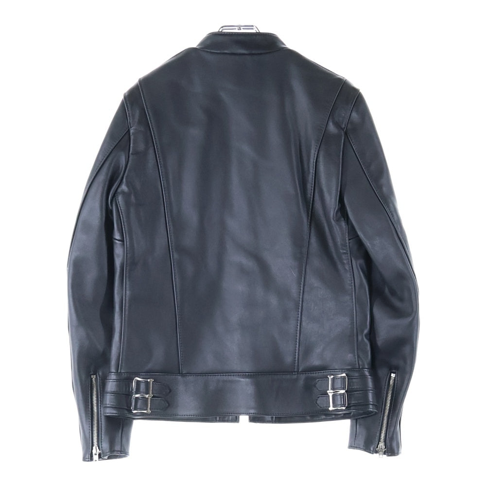 Lewis Leathers(ルイスレザー) ×HYSTERIC GLAMOUR ヒステリックグラマー スポーツマン シングルレザーライダース ジャケット ブラック 0194LB03