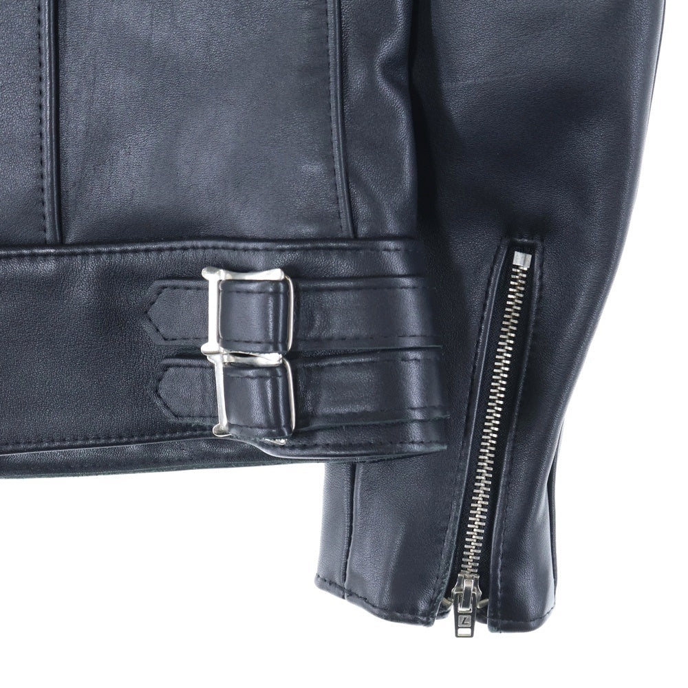 Lewis Leathers(ルイスレザー) ×HYSTERIC GLAMOUR ヒステリックグラマー スポーツマン シングルレザーライダース ジャケット ブラック 0194LB03