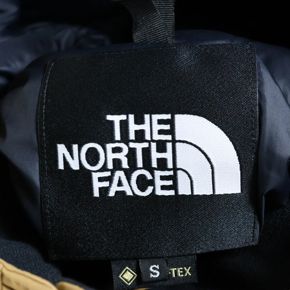 THE NORTH FACE(ザノースフェイス) MOUNTAIN DOWN JACKET GORE-TEX マウンテン フーデッドダウンジャケット ゴアテックス ベージュ/ブラック ND91930