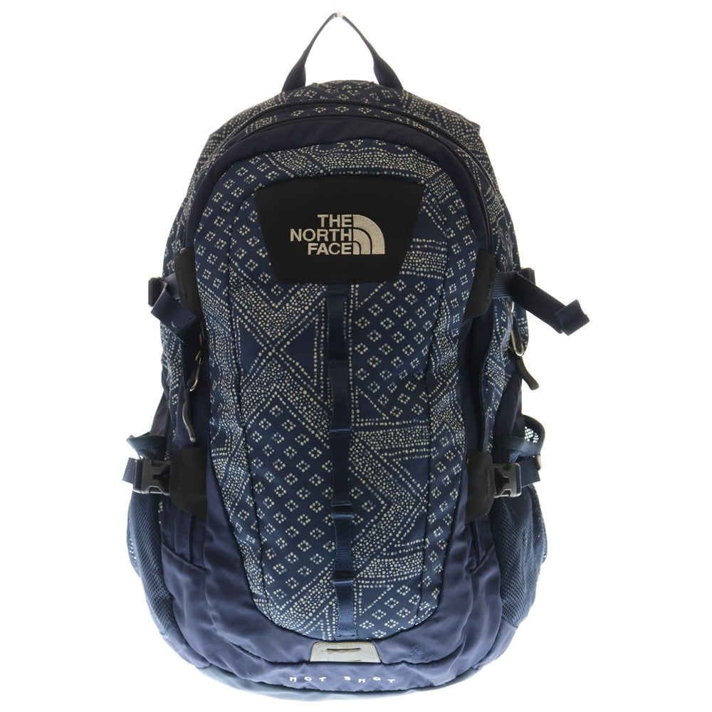 THE NORTH FACE(ザノースフェイス) Hot Shot ホットショット 総柄 バックパック リュック ブルー NM71606
