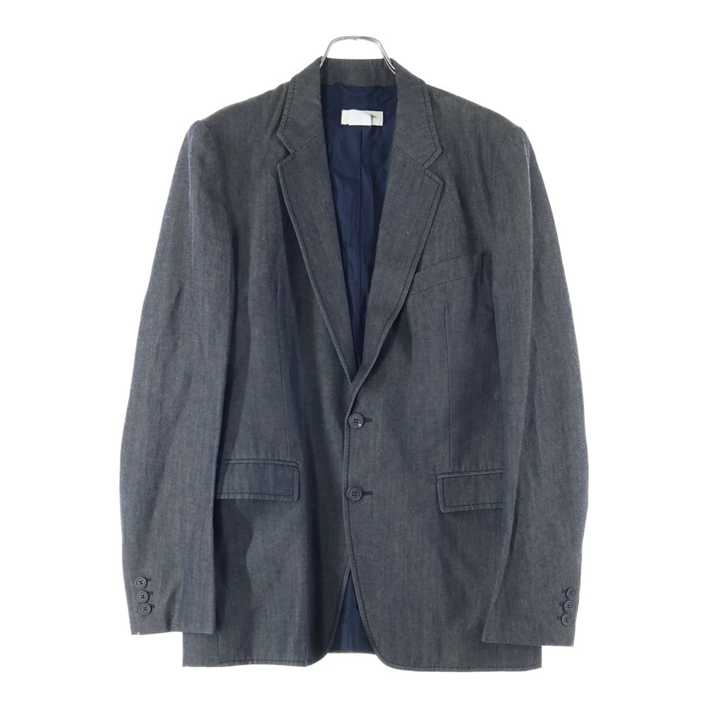 DRIES VAN NOTEN(ドリスヴァンノッテン) 90-00S ウール混 2B テーラードジャケット センタープレス スラックス セットアップ グレー