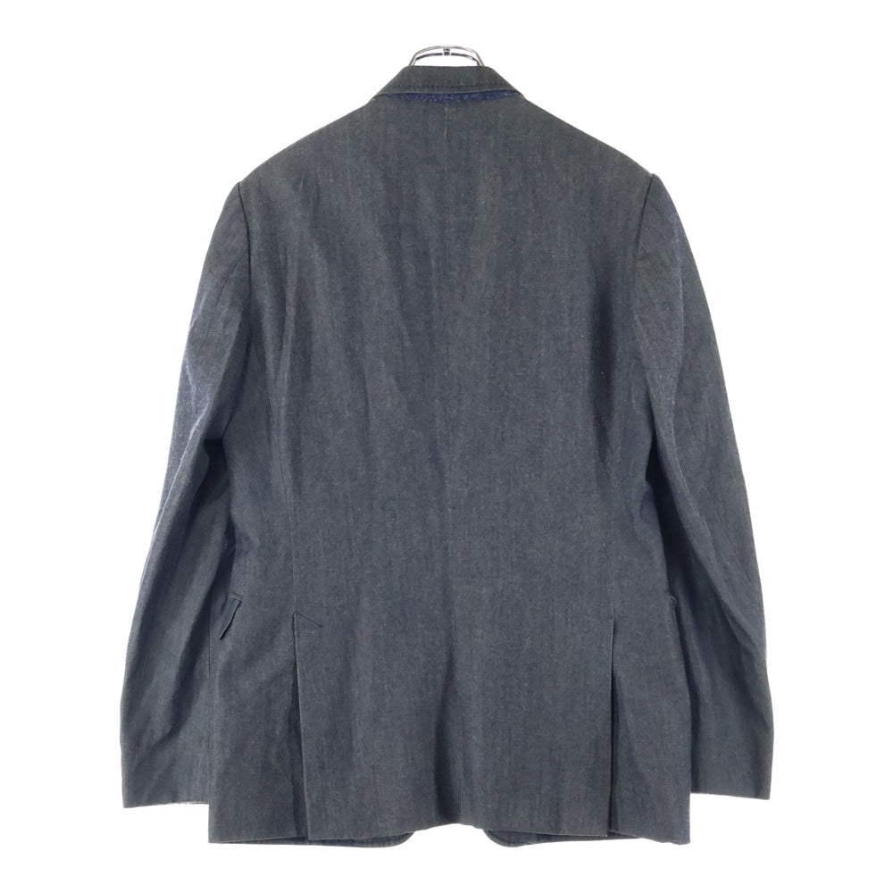 DRIES VAN NOTEN(ドリスヴァンノッテン) 90-00S ウール混 2B テーラードジャケット センタープレス スラックス セットアップ グレー