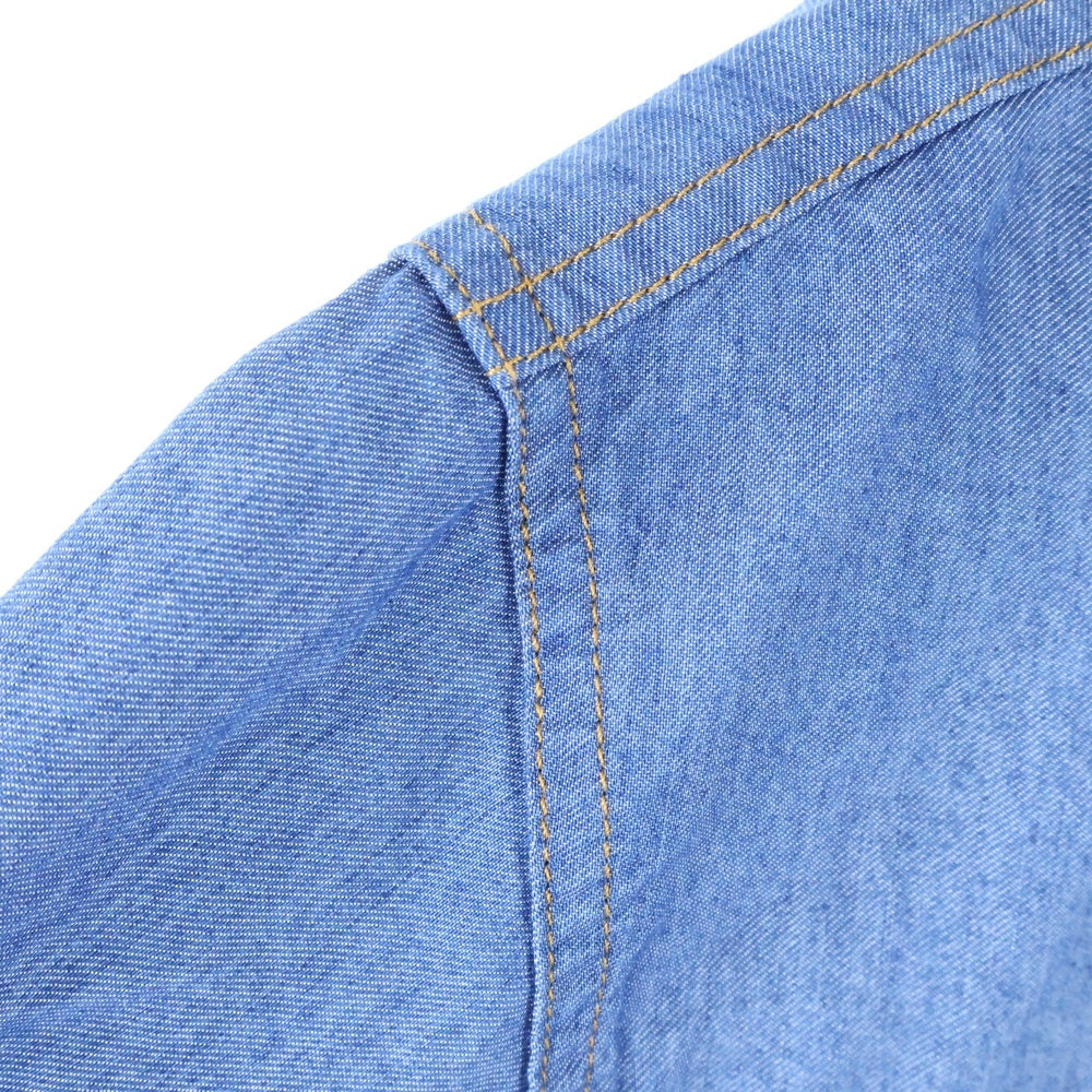 Maison Margiela 10(メゾン マルジェラ) 21AW シルク混 デニム シャツジャケット インディゴ S50AM0538