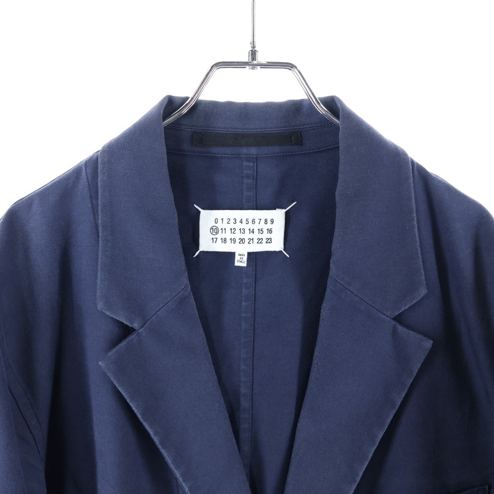 Maison Margiela 10(メゾン マルジェラ) 18AW ノッチドラペル リバーシブル 2B テーラードジャケット ネイビー S50BN0349