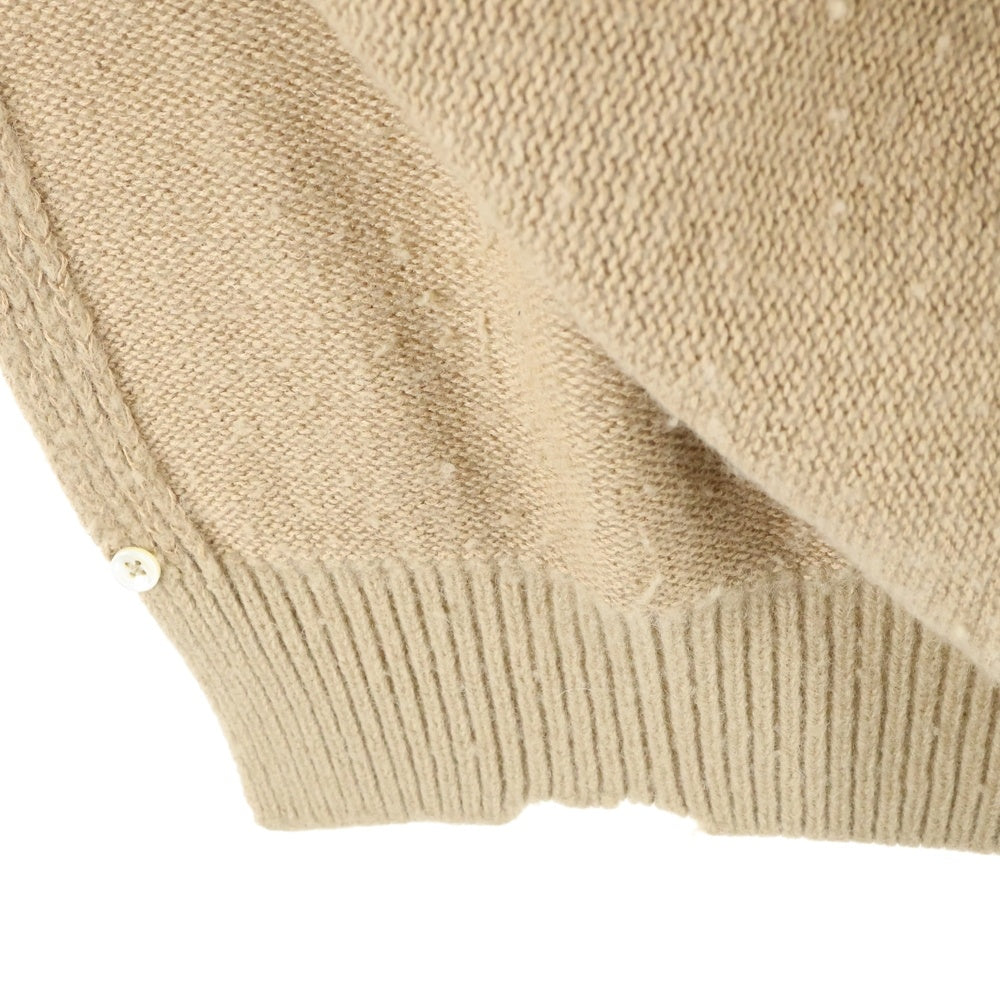 Maison Margiela 14(メゾンマルジェラ) 22AW レイヤードデザイン Vネック ウール ニットベスト レディース ベージュ SI1TH0001
