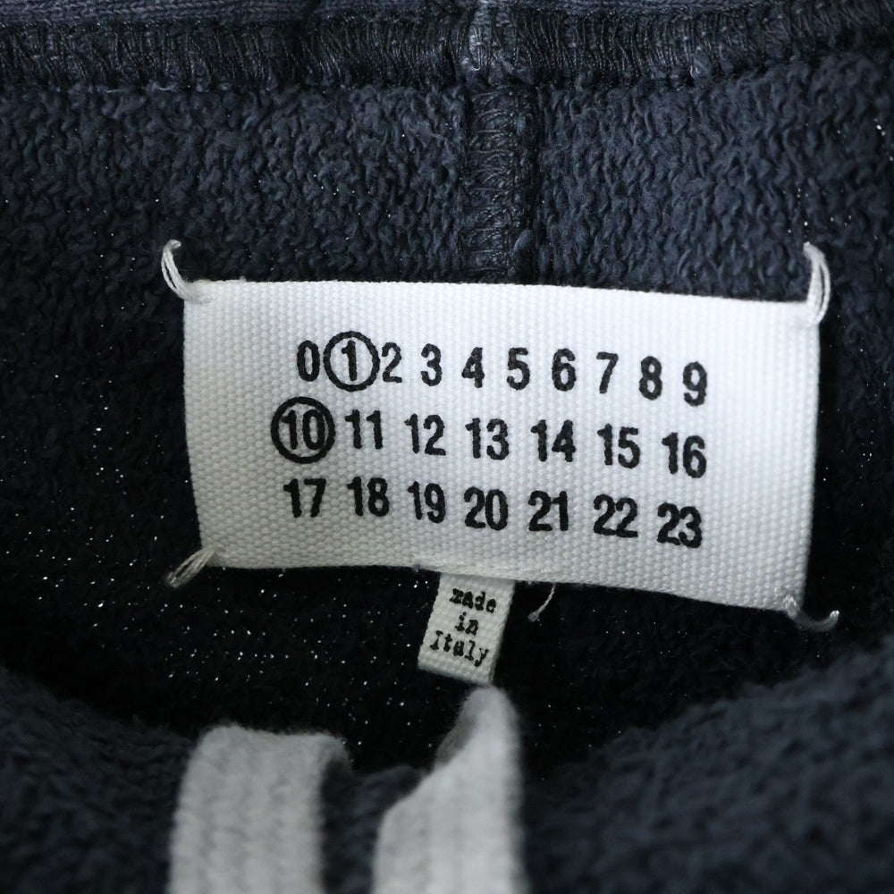 Maison Margiela 1 10(メゾンマルジェラ 1 10) 24SS SWEAT PANTS ドローストリング スウェットパンツ ブラック S50KA0648