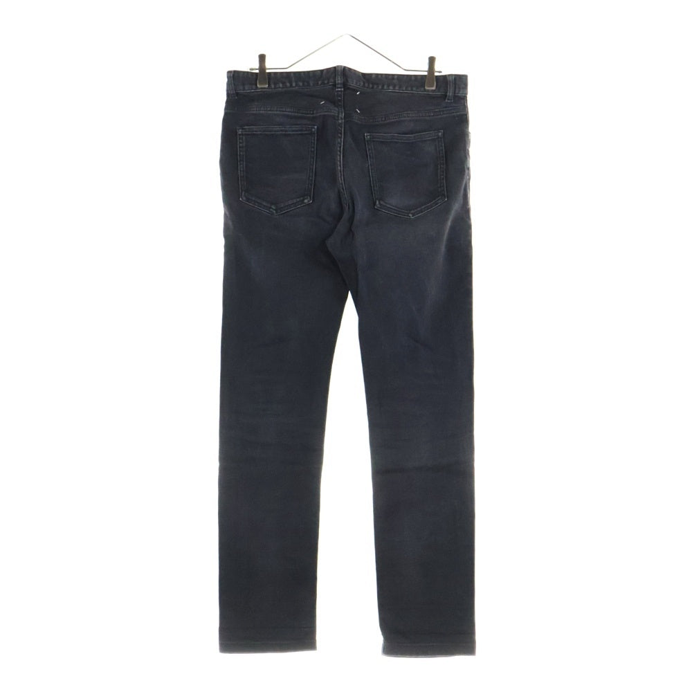 Maison Margiela 10(メゾン マルジェラ) 15AW コットン スキニー デニムパンツ ブラック S30LA0087