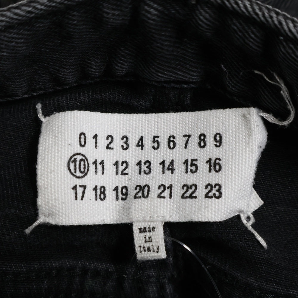 Maison Margiela 10(メゾン マルジェラ) 15AW コットン スキニー デニムパンツ ブラック S30LA0087