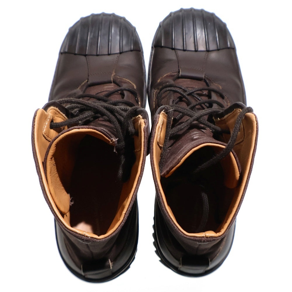 Martin Margiela 22(マルタンマルジェラ) 22AW RIDGED-TOE DERBY BOOTS リッジドトゥ ダービー レースアップ ブーツ ブラウン S57WU0240