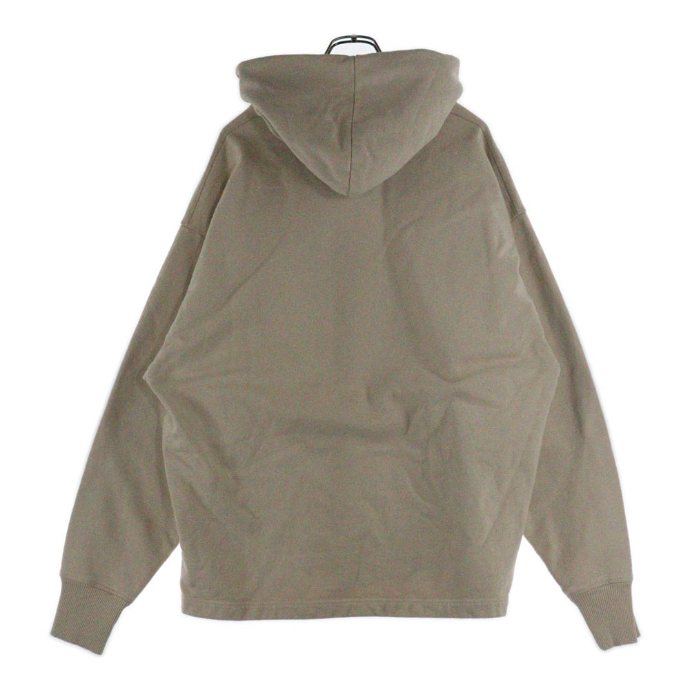 Acne Studios(アクネ ストゥディオズ) LOGO HOODIE フロントロゴプリント プルオーバーフーディー パーカー スウェット ベージュ FN-MN-SWEA000343