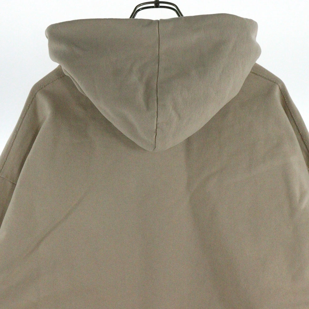 Acne Studios(アクネ ストゥディオズ) LOGO HOODIE フロントロゴプリント プルオーバーフーディー パーカー スウェット ベージュ FN-MN-SWEA000343