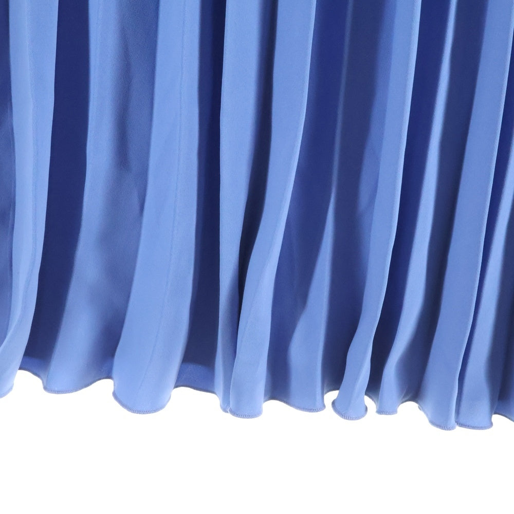 MM6 Maison Margiela(エムエムシックスメゾンマルジェラ) 21SS プリーツミディ ロングスカート S52MA0128 レディース ブルー