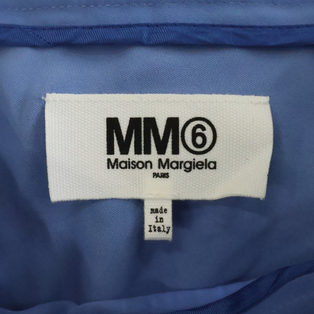 MM6 Maison Margiela(エムエムシックスメゾンマルジェラ) 21SS プリーツミディ ロングスカート S52MA0128 レディース ブルー