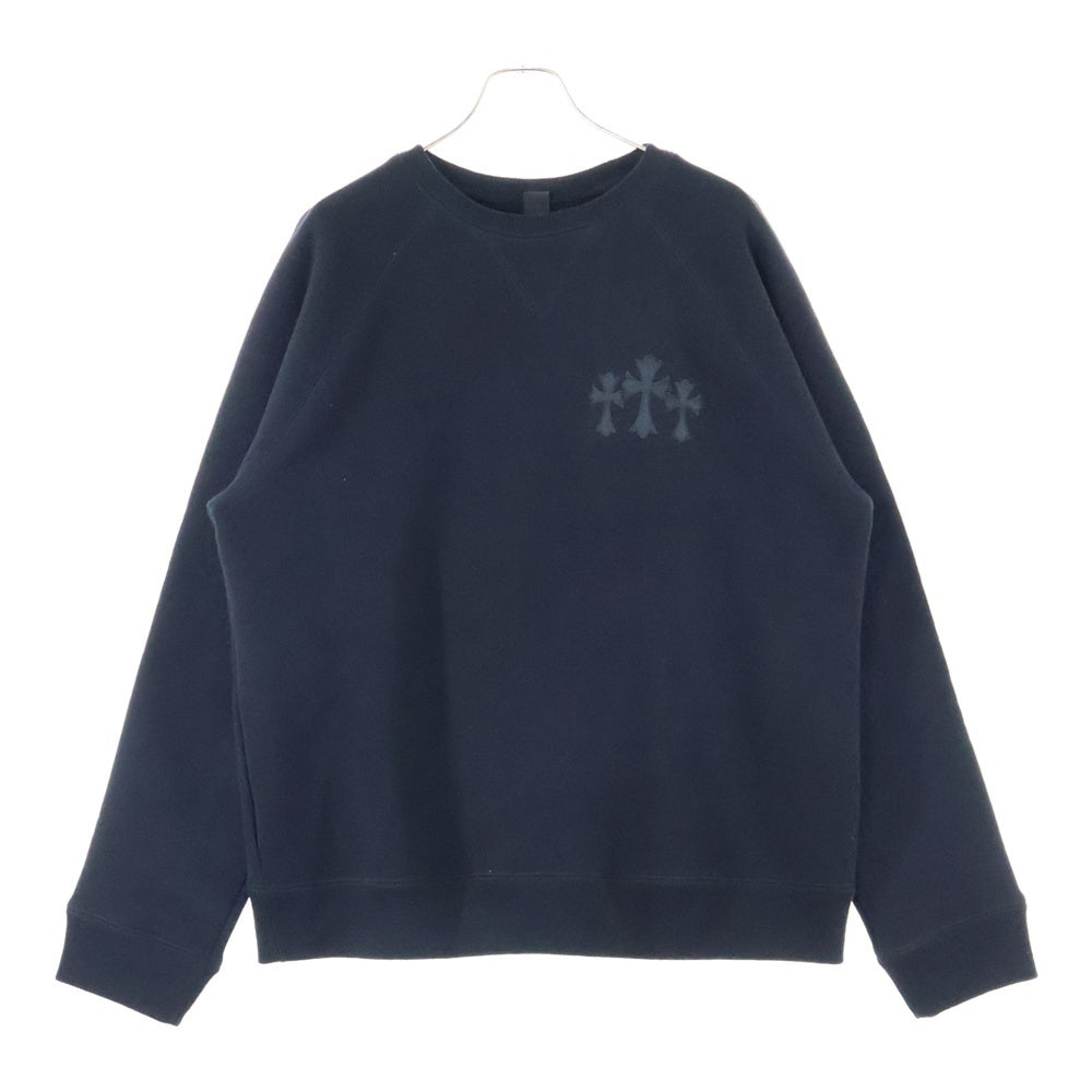 CHROME HEARTS(クロムハーツ) 7-11 CREW バックCH フロントクロスロゴ刺繍スウェットトレーナー