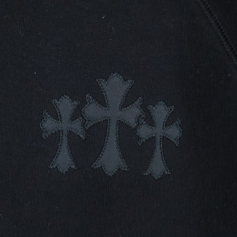 CHROME HEARTS(クロムハーツ) 7-11 CREW バックCH フロントクロスロゴ刺繍スウェットトレーナー