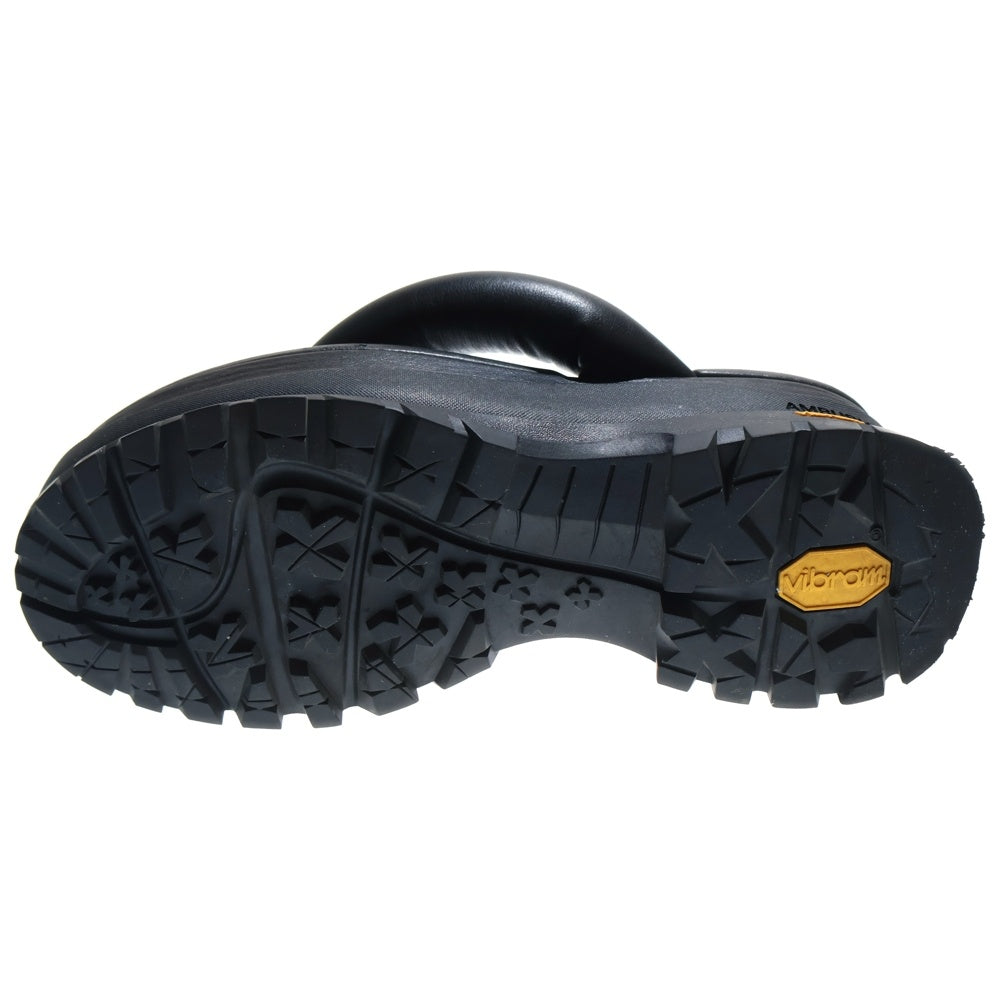 AMBUSH(アンブッシュ) 21SS GETA SANDALS ゲタ ビブラムソール レザーサンダル ブラック