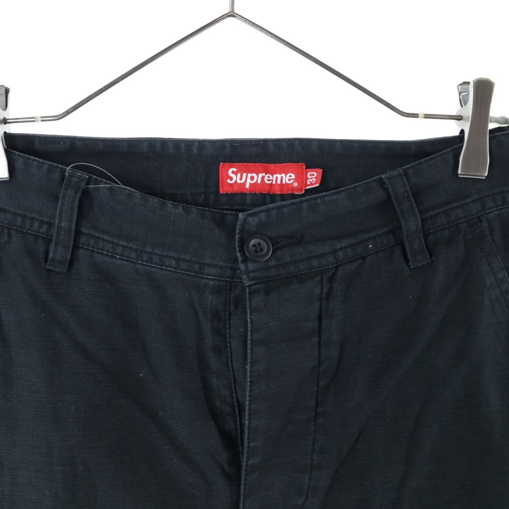 SUPREME(シュプリーム) 22AW CARGO PANT マルチポケット ロングカーゴパンツ ブラック