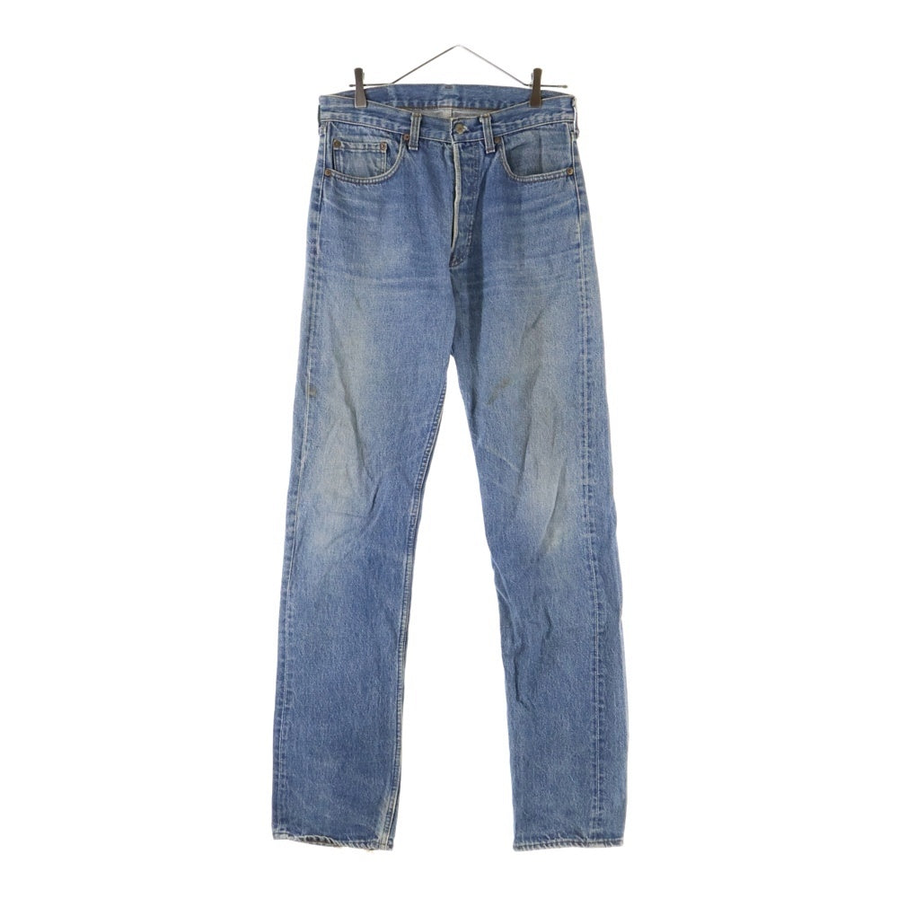 Levi's(リーバイス) 80s VINTGE 501 ボタン裏刻印653 赤耳タブ ボタンフライ レギュラー ストレート デニム パンツ インディゴ 2501-0117