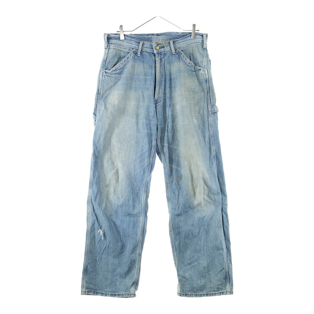 LEE(リー) DUNGAREES ダンガリーズ ジップフライ ワイド ペインター デニム パンツ インディゴ LM7288