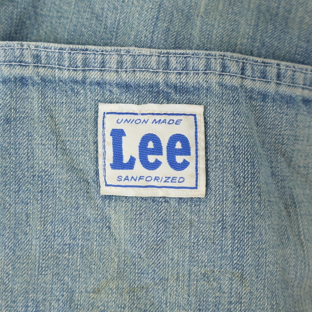 LEE(リー) DUNGAREES ダンガリーズ ジップフライ ワイド ペインター デニム パンツ インディゴ LM7288