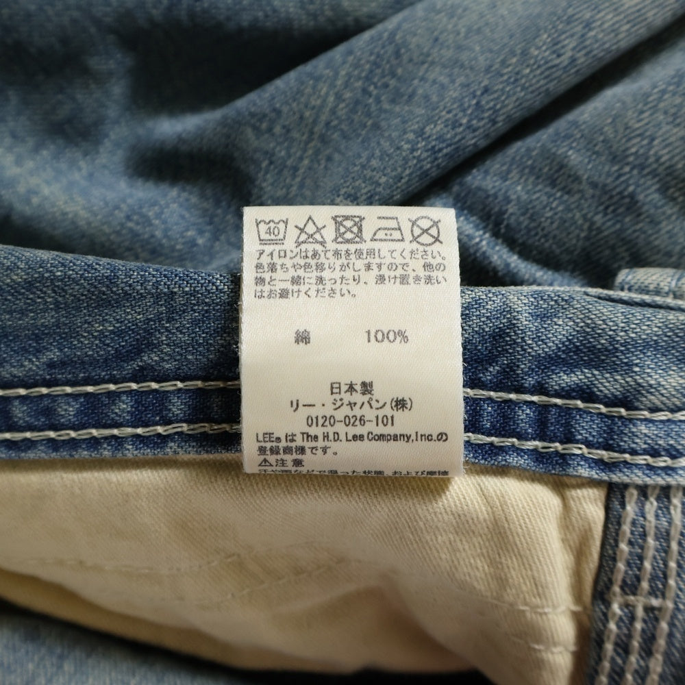 LEE(リー) DUNGAREES ダンガリーズ ジップフライ ワイド ペインター デニム パンツ インディゴ LM7288