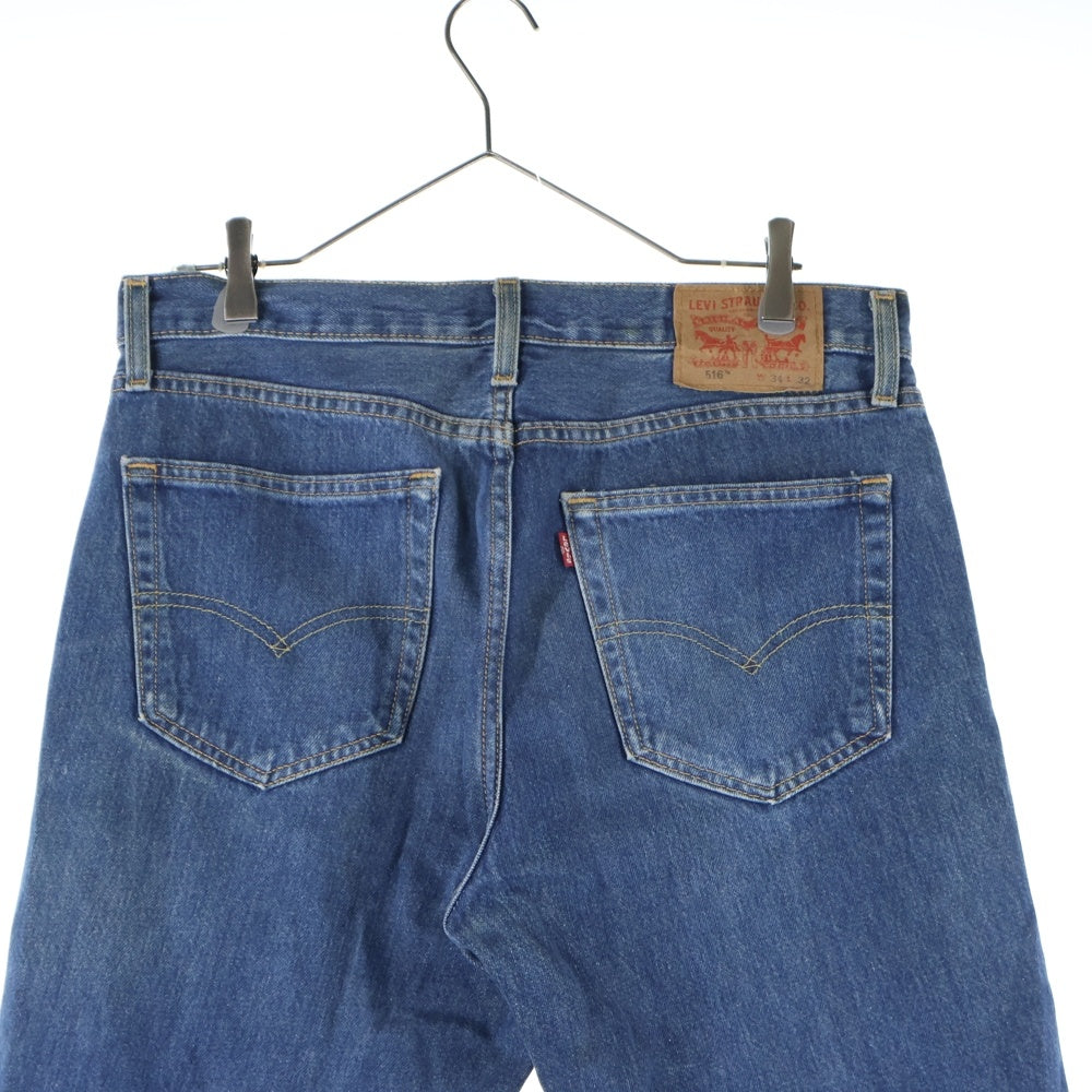 Levi's(リーバイス) 516 ジップフライ スリム ストレート デニム パンツ インディゴ 50516-0009