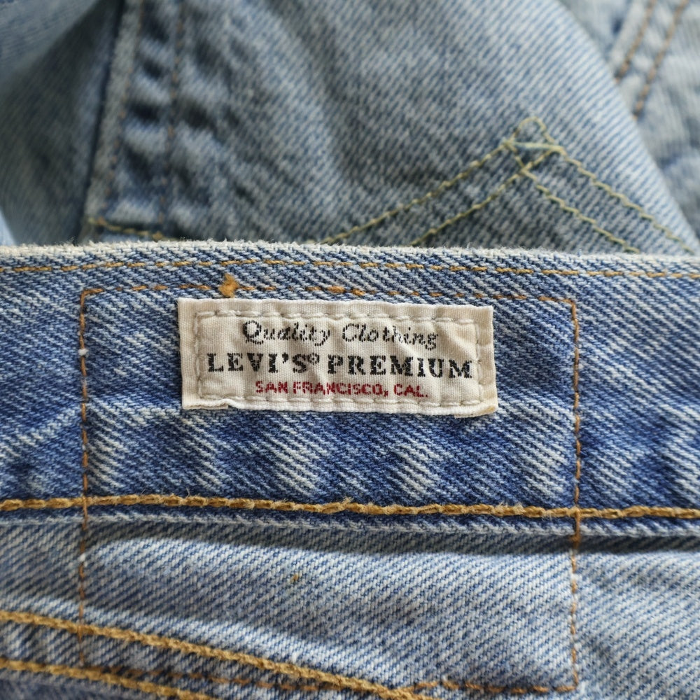 Levi's(リーバイス) USA製 PREMIUM 501 プレミアム ボタンフライ レギュラー ストレート デニム パンツ インディゴ 79830-0031