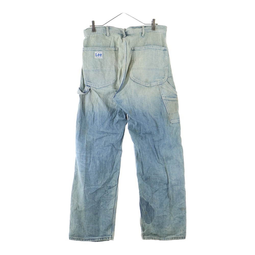 LEE(リー) DUNGAREES ダンガリーズ ジップフライ ワイド ペインター デニム パンツ インディゴ LM7288