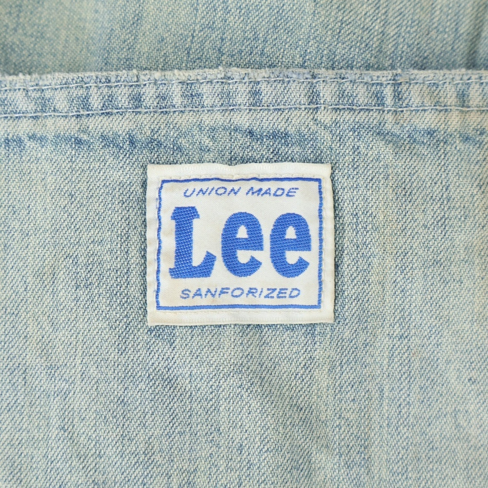 LEE(リー) DUNGAREES ダンガリーズ ジップフライ ワイド ペインター デニム パンツ インディゴ LM7288