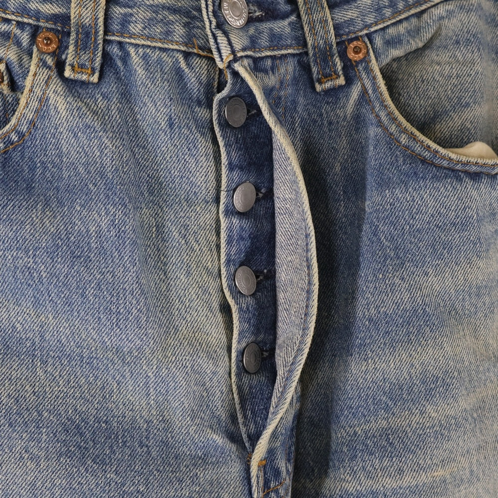 Levi's(リーバイス) 80-90s VINTGE 501XX 復刻 ボタン裏刻印552 ボタンフライ ストレート デニム パンツ インディゴ 501-0117