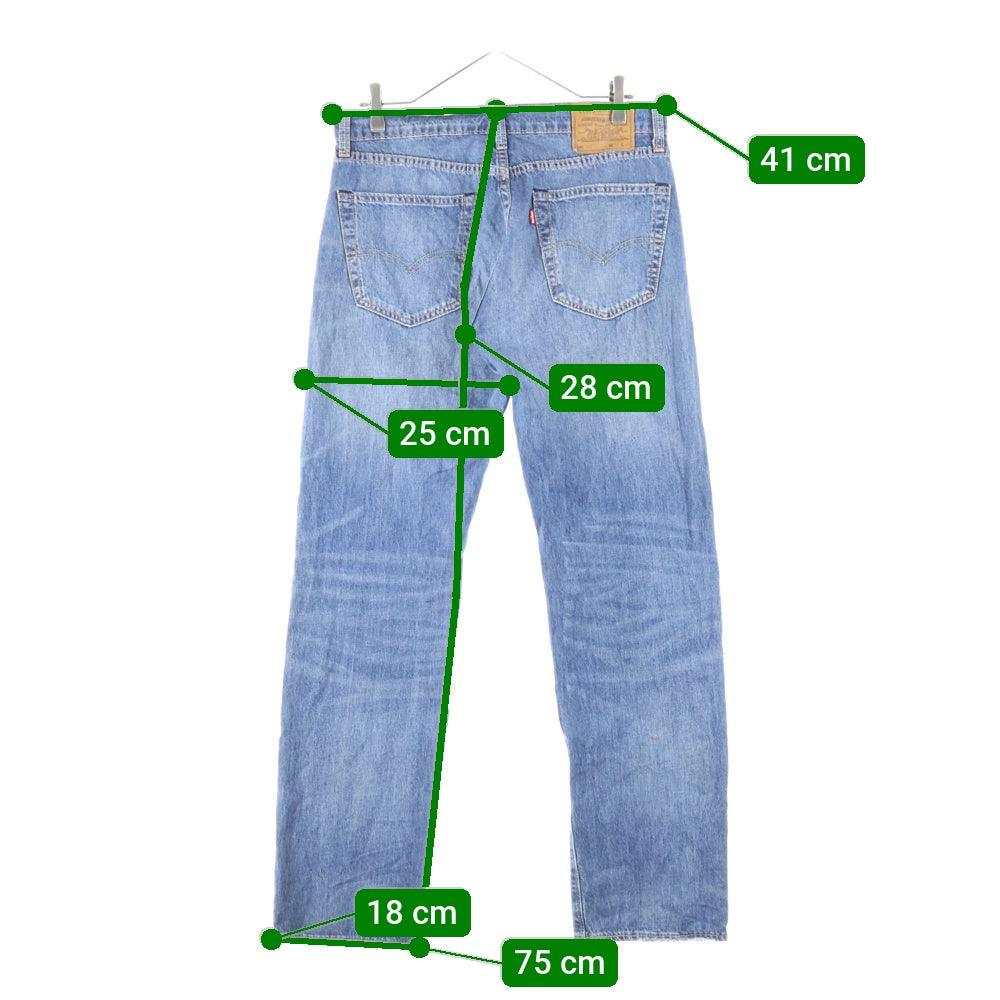 Levi's(リーバイス) PREMIUM 505 プレミアム ジップフライ レギュラー ストレート デニム パンツ インディゴ 00505-1696